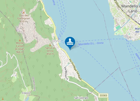 Map of SPIAGGIA DI ONNO