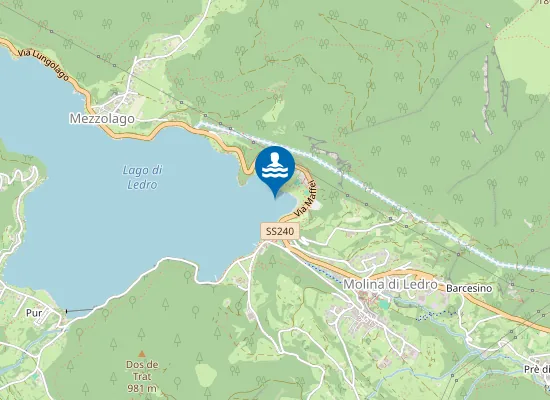 Map of SPIAGGIA CAMPING AL SOLE