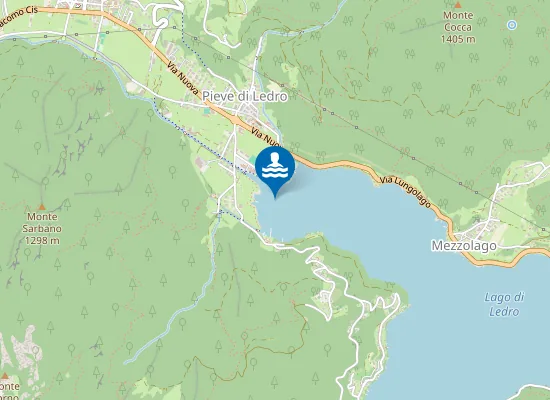 Map of SPIAGGIA LIBERA ALBERGO PISCINA