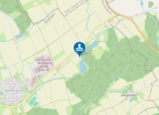 Map of HOLLENBACH BADESEE