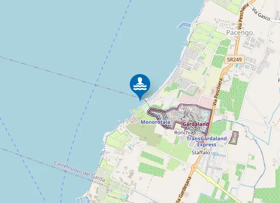 Map of RONCHI 50 M SX FOCE RIO DUGALE