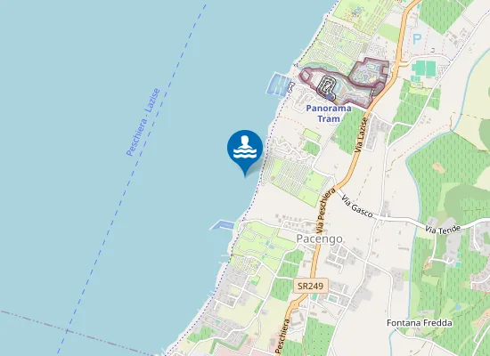 Map of OLIVI - LUNGOLAGO DELLA GUGLIA