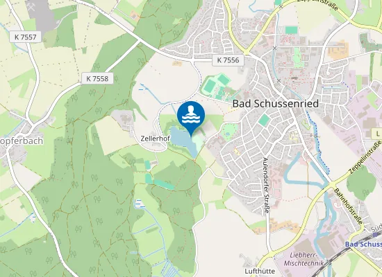 Map of Bad Schussenried Zeller See