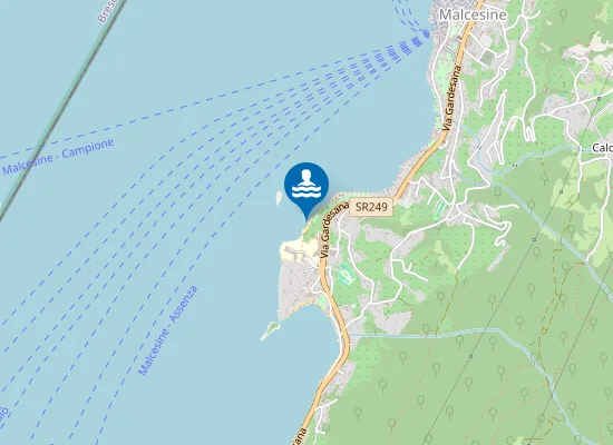 Map of FRONTE ISOLA DELL`ULIVO - SUD SOPRI