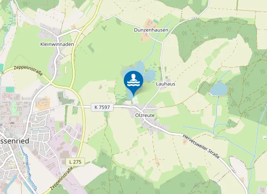 Map of Bad Schussenried Olzreuther See