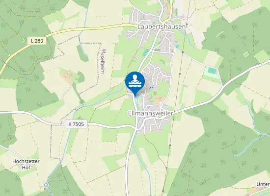 Map of ELLMANNSWEILER BADESEE