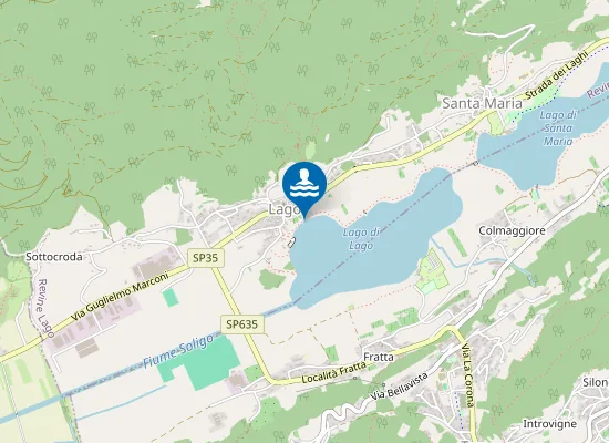 Map of SPIAGGIA COMUNALE PRO LOCO