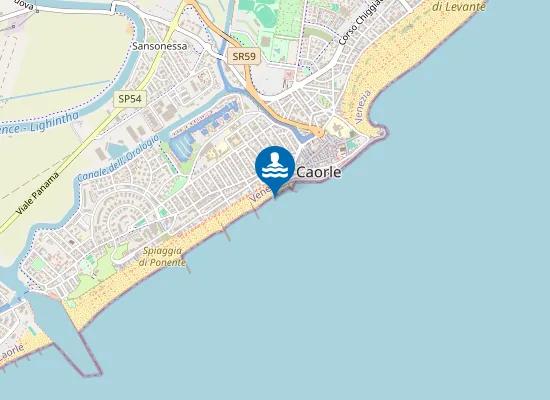 Map of VIA D`ANNUNZIO FINE LUNGOMARE PETRONIA