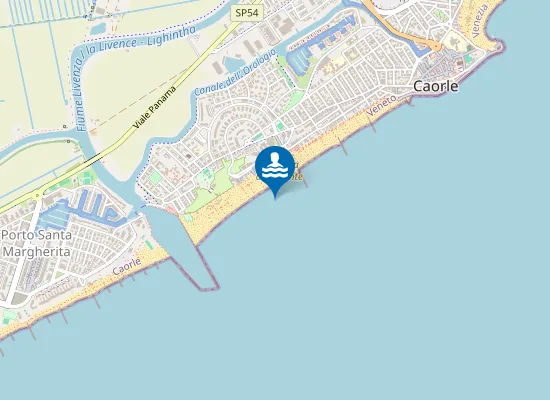 Map of PIAZZA MARCO POLO LUNGOMARE VENEZIA