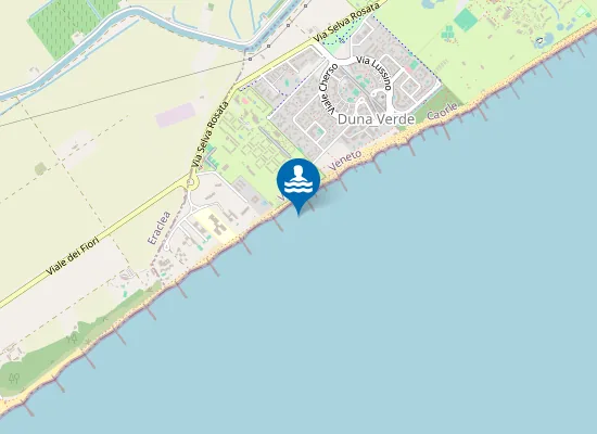 Map of DUNA VERDE VIA SELVA ROSATA ZONA COLONIE