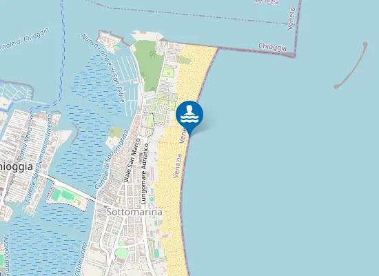 Map of SOTTOMARINA 1000 M SUD INIZIO DIGA S. FELICE