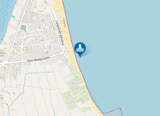 Map of SOTTOMARINA 3800 METRI SUD INIZIO DIGA SAN FELICE