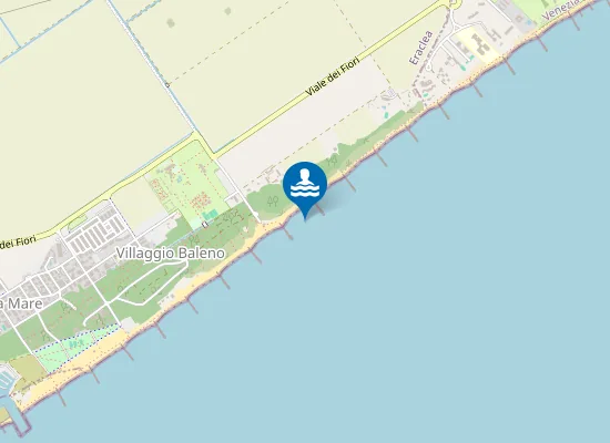 Map of ERACLEA MARE ACCESSO MARE VIA ABETI