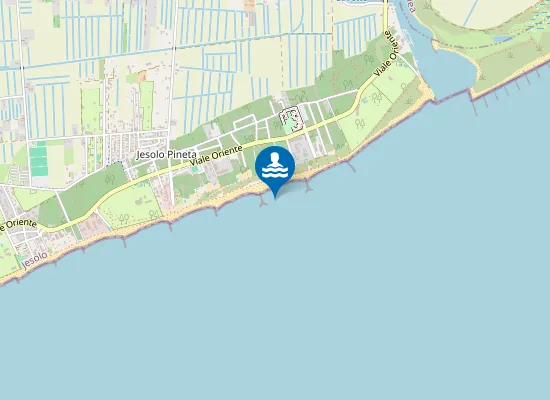 Map of JESOLO LIDO PIAZZA EUROPA