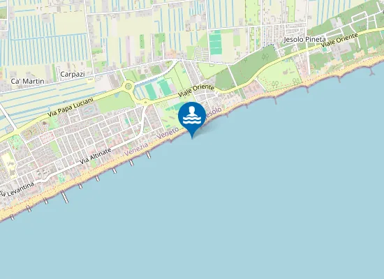 Map of JESOLO LIDO VIA GALILEI