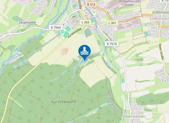 Map of OCHSENHAUSEN ZIEGELWEIHER