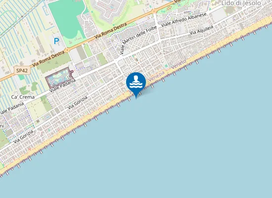 Map of JESOLO LIDO VIA ALBERTI