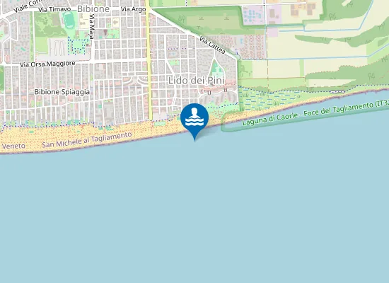 Map of BIBIONE VIA DELFINO