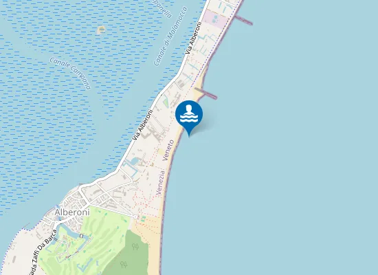 Map of VENEZIA LIDO ALBERONI