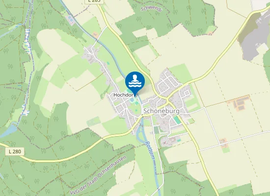 Map of SCHOENEBUERG BAGGERSEE FREIBAD