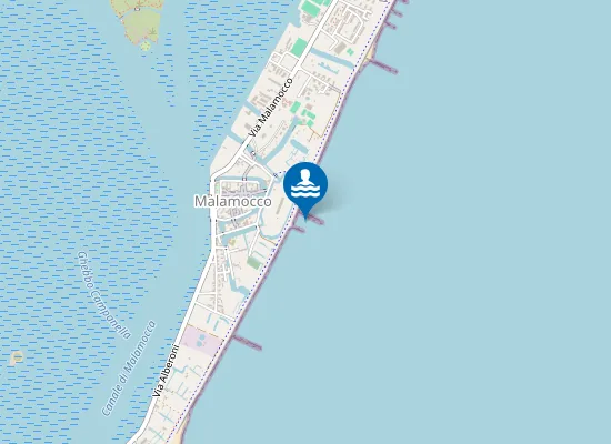 Map of VENEZIA LIDO BASSANELLO