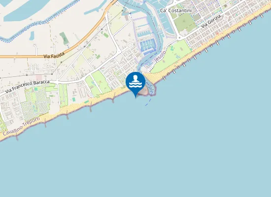 Map of CAVALLINO VIA FARO 12