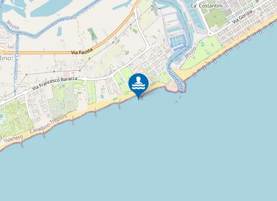 Map of CAVALLINO VIA BARACCA 45