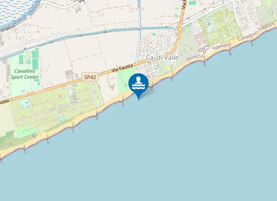 Map of CAVALLINO VIA BARACCA 63