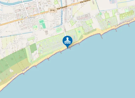 Map of CAVALLINO VIA PISANI 52