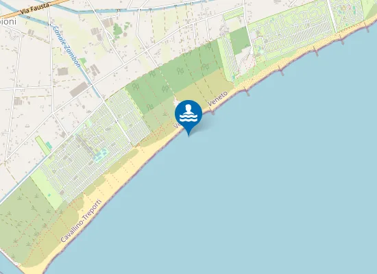 Map of CAVALLINO VIA CA` SAVIO 77