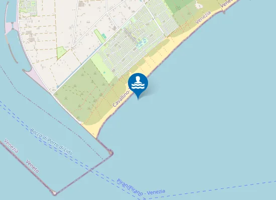 Map of CAVALLINO PUNTA SABBIONI VIA MONTELLO 6