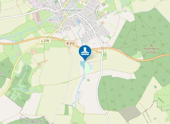 Map of UTTENWEILER FREIBAD