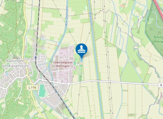 Map of BAHLINGEN LOEHLINSEE