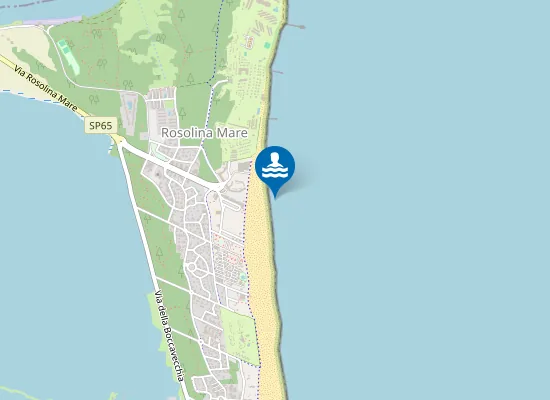 Map of ROSOLINA MARE TORRE PIEZOMETRICA