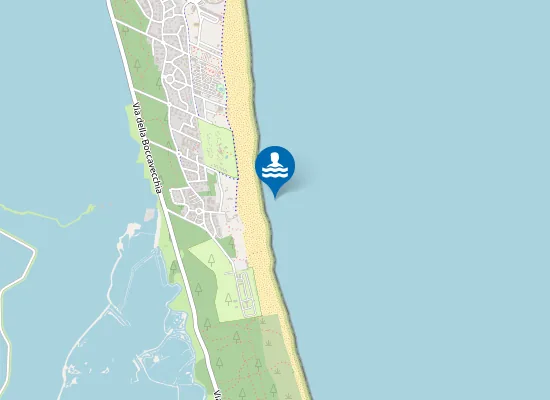 Map of ROSOLINA MARE PIAZZA S. GIORGIO