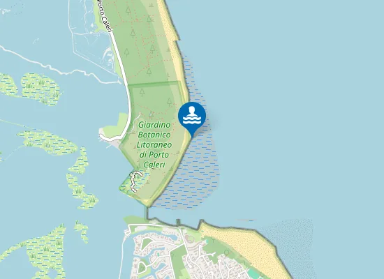 Map of ROSOLINA MARE PUNTA CALERI