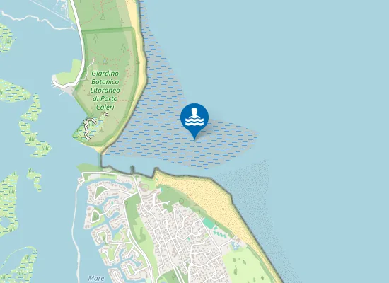 Map of ISOLA ALBARELLA - NORD ALBARELLA