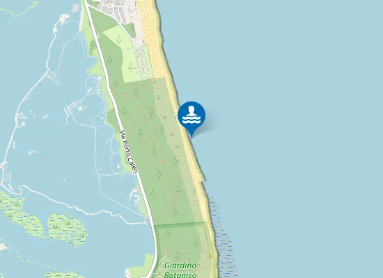 Map of ROSOLINA MARE 750 M SUD CAMPING VITTORIA