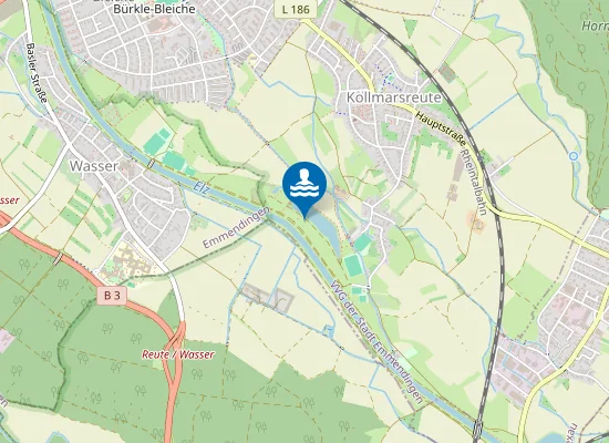 Map of KOLLMARSREUTE BAGGERSEE