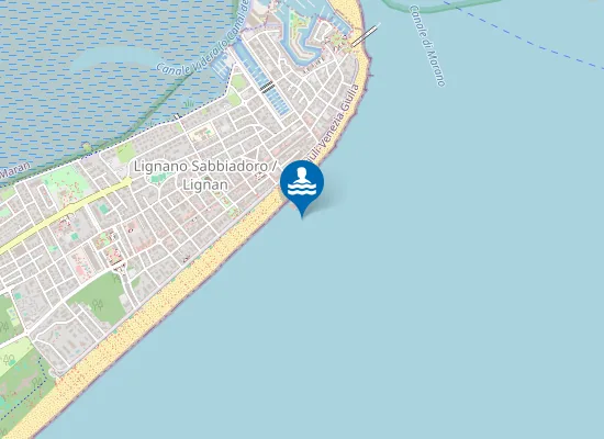 Map of LIGNANO SABBIADORO-TERRAZZA A MARE