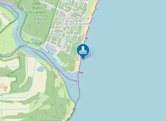 Map of PUNTA TAGLIAMENTO