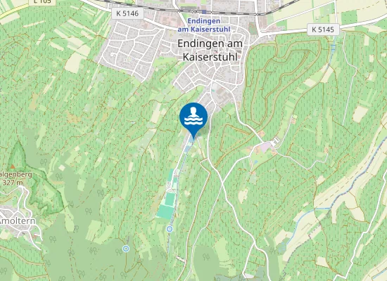 Map of ENDINGEN ERLENWEIHER