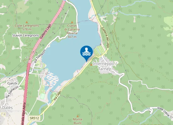 Map of LATO S/E ALTEZZA ULTIMA FONTANA PUBBLICA