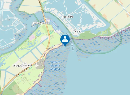 Map of ROTTA PRIMERO, CAMPING TENUTA PRIMERO