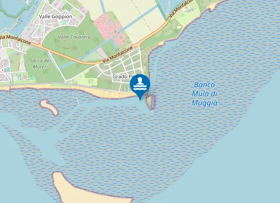 Map of PUNTA DI BARBACALE, ARENILE