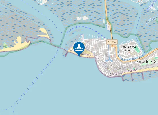 Map of ARENILE OCCIDENTALE - COSTA AZZURRA