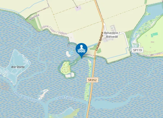 Map of GRADO- ISOLA VOLPERA (ZONA LAGUNARE)