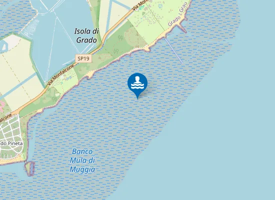 Map of GRADO - LIDO DEL CARABINIERE