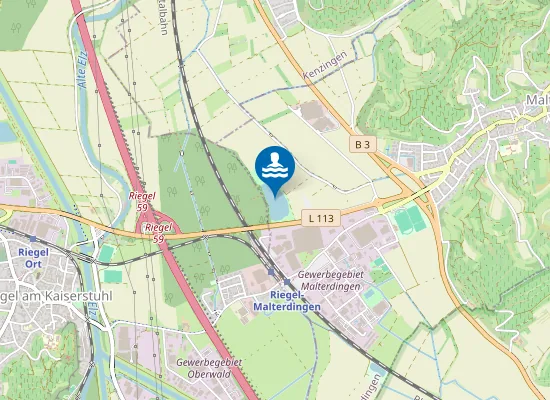 Map of MALTERDINGEN BADESEE