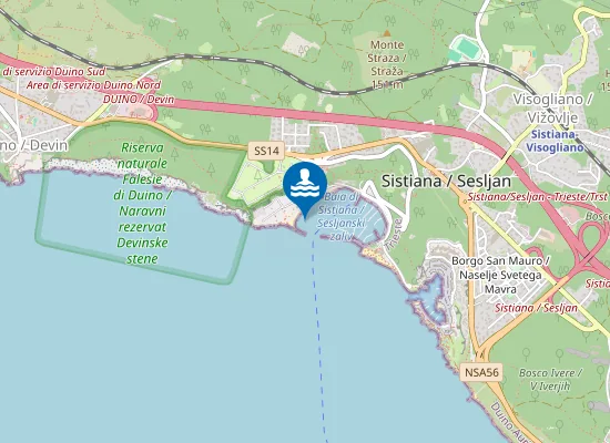 Map of SISTIANA-ALL`INTERNO DELLA BAIA